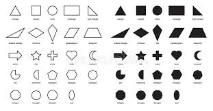 2d Shapes Educational Chart Poster Shapes Basic Chart