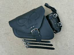 Check spelling or type a new query. Schwingentasche Skull Black Bobber Hd Custom Chopper Orletanos Schwarz Leder Hd Ebay