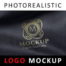 Logo Mock Up Serigraph Printing Screen Printing Foil Stamping Logo On Black Fabric Serigraph Modern Business Cards Design Lashes Logo