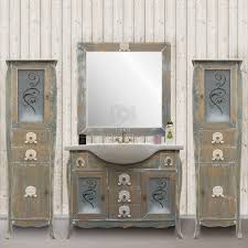 Bagno con arredamento in stile provenzale bagno in stile. Mobile Bagno Shabby Chic In Rovere Stile Provenzale 108 Cm