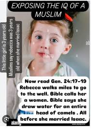 I thought mohammad and all prophets was sinless? 🤔 Also interesting that  Aisha implies he did not just have one concubine, he had many. So his 11  wives were not enough for