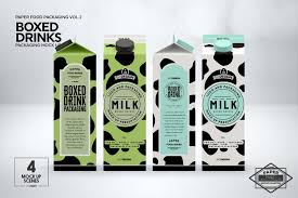 Paper Boxed Drink Packaging Mockups In 2020 Packaging Mockup Free Packaging Mockup Drinks Packaging Box