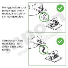 Jual pompa air untuk tandon dan kolam. Cara Memasang Tangki Air Paling Mudah Mpoin Plus Tangki Air Tandon Air Toren Pipa Pvc