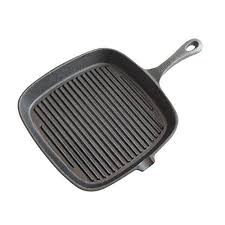 Thickened Cast Iron Steak Frying Pan Stripe Uncoated Non Stick Pan Gas Stove Induction Cooker Universal Black Cast Iron Steak Non Stick Pan Pan