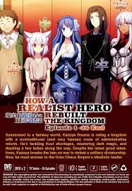 DVD Anime How A Realist Hero Rebuilt The Kingdom Episode 1-26 End English  Dubbed | eBay