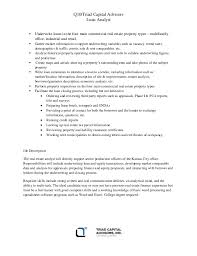 A college placement office can help a graduating student find a job in financial. Triad Capital Advisors Loan Analyst Daily Activities Job Descript