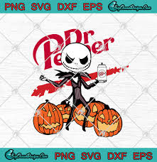 Download Dr Pepper Jack Skellington Pumpkin Halloween Svg Png Eps Dxf Cricut File Silhouette Art Designs Digital Download
