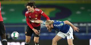 Man united team news vs everton: Man Of The Match Everton Vs Manchester United Edinson Cavani Bola Net