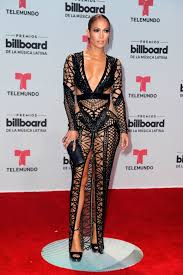 Jennifer Lopez Stuns In Revealing Black Dress At Billboard Latin Music Awards Fashion Nice Dresses Red Carpet Dresses