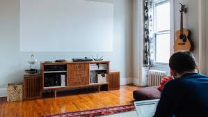 Epson home cinema 1440 when i'm not. How To Turn Your Bedroom Into A Home Theater Apartment Therapy
