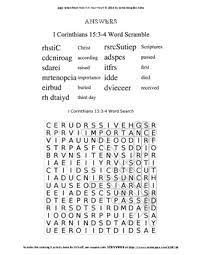 Jesus said, love one another as i have loved you. john 15:12. I Corinthians 15 3 4 Coloring Sheet And Word Puzzles By Annie Lima