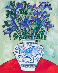 Vase of flowers by henri matisse (1924; Vase Of Flowers Painting Matisse Vase And Cellar Image Avorcor Com