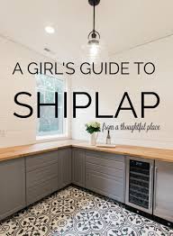 Her white plank wall is actually made from textured shiplap wallpaper. A Girl S Guide To Shiplap A Thoughtful Place
