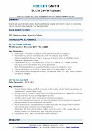 What is a city carrier assistant. City Carrier Assistant Resume Samples Qwikresume