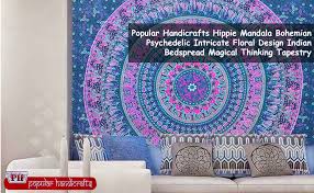 A collection of the top 53 purple landscape wallpapers and backgrounds available for download for free. Amazon Com Popular Handicrafts Hippie Mandala Bohemian Psychedelic Intricate Floral Design Indian Bedspread Magical Thinking Tapestry 84x90 Inches 215x230cms Maroon Pink Home Kitchen