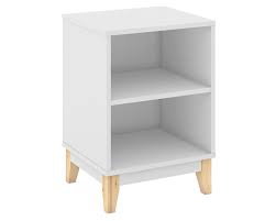 Velador nicho con repisa Dominga blanco