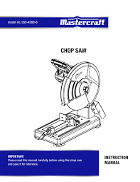 Depending on the model, it may require twisting, . 14in Chop Saw Manual En 2 Manualzz