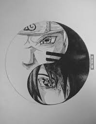 Naruto Sasuke Yin Yang Naruto Sketch Naruto Drawings Naruto Tattoo