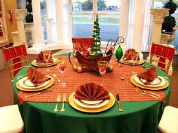 Banquet Table Centerpieces Christmas Banquet Table Decorations Diy Christmas Table Christmas Table Settings Round Table Decor