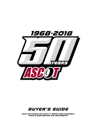 This is a watt single that's made well and has one of my fa. 2018 Ascot Buyer 039 S Guide Compressed