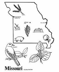 Missouri Coloring Sheets Google Search State Outline Coloring Pages Preschool Printables
