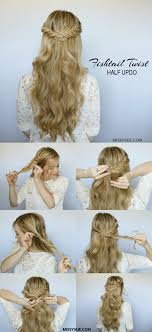 Braided hairstyles updo diy hairstyles school hairstyles braid updo styles homecoming updo hairstyles straight wedding hairstyles waitress hairstyles church hairstyles easy braided stunning updo tutorial! Half Up Half Down Hairstyles Straight Hair Step By Step Novocom Top