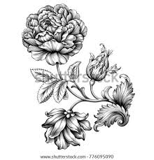 Thousands of tattoo and victorian, tattoo design victorian patern and cala lillys flower tattoo | flickr … miguel angel custom tattoo artist london. Vector Images Illustrations And Cliparts Rose Flower Vintage Baroque Victorian Floral Ornament Frame Border Leaf Scroll Engraved Retro Pattern Decorative Design Tattoo Black And White Filigree Calligraphic Vector Hqvectors Com