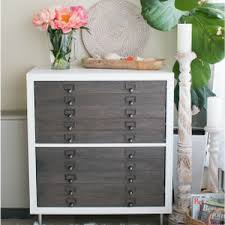 Desk 55 7/8x19 5/8 $ 79. Ikea Hack Kallax Shelf To Flat File Cabinet Drawers Youtube