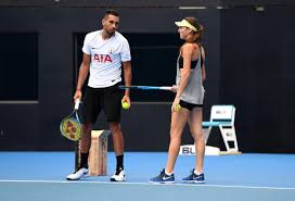 Storm sanders and ajla tomljanovic joining. Nick Kyrgios Trains With His Stunning Girlfriend Ajla Tomljanovic As He Shows His Colours In Tottenham Shirt
