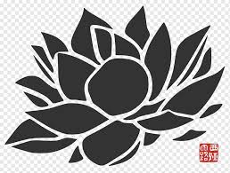 Bunga yang banyak menjadi tanaman hias di indonesia ini. Bunga Hitam Dan Putih Stensil Jepang Teratai Suci Desain Bunga Stensil Bunga Teratai Stiker Dinding Kerajinan Hitam Dan Putih Hitam Dan Putih Kerajinan Flora Png Pngwing