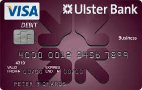 You'll get a visa debit. 74 Ulster Bank Business Cards Online 2021 Picture