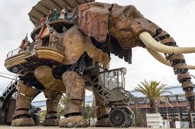 Discover individuel prices and buy individuel tickets for les machines de l'île in nantes in france. Nantes France May 3 2017 The Great Elephant Is Part Of The Machines Of The Isle Of Nantes Carrying Passengers In City Square In Nantes France Stock Photo Picture And Royalty