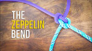 How to Tie the Zeppelin Bend (TWO WAYS) in 60 SECONDS!! | How to Tie Two  Ropes Together - YouTube