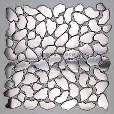 Mosaique 30x30 galets scie blc beige xl. Mosaique Galet Carrelage Inox Pour Sol Et Mur Douche Et Salle De Bain Kolton