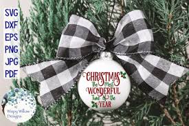 Hope you enjoy this twinkling, sparkling, wonderful time of the year. Christmas The Most Wonderful Time Of The Year Svg Graphic By Wispywillowdesigns Creative Fabrica
