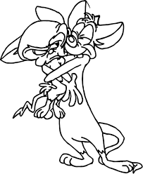 Nice Pinky And The Brain Animaniacs Coloring Page Coloring Pages Animaniacs Cartoon Art
