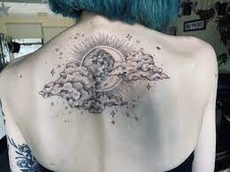 My Girlfriends Back Piece Done By Ig Minataur Tattoo Gold Coast Cloud Tattoo Tattoos Pretty Tattoos