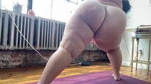 Naked bbw yoga