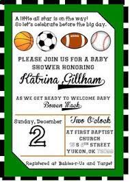 Nice Free Template Free Printable Sports Birthday Invitations Sports Baby Shower Invitations Sports Baby Shower Sports Baby Shower Theme