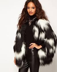 Black And White Striped Fur Coat Pin By Miya El Dessouky On My Style Stripe Fur Coat Long Winter Coats Women Leather Coat With Fur