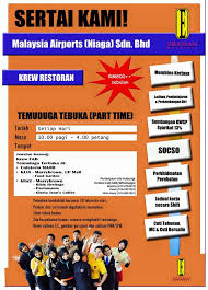 Kamis, 20 mei 2021 tambah komentar edit. Malaysia Airports On Twitter Peluang Pekerjaan Menarik Menanti Anda Jom Sertai Kami Di Malaysia Airports Niaga Sdn Bhd Jawatankosong Kerja Https T Co 6aeslnjqde