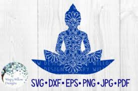 Download Buddha Floral Mandala Graphic By Wispywillowdesigns Creative Fabrica Dinosaur Coloring Pages Mandala Buddha SVG Cut Files