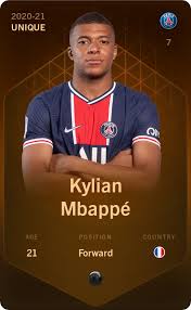 {{t_hours}} heures {{t_minutes}} minutes {{t_seconds}} secondes découvrir la big bang e uefa euro. Kylian Mbappe 2020 21 Unique Sorare Opensea