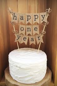 Happy One Year Cake Topper Rustic Anniversary Cake Topper One Year Anniversary Happy Anniversary Cakes 1st Anniversary Cake Marriage Anniversary Cake