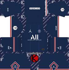 Paris Saint Germain Psg Kits 2021 2022 Jordan Dream League Soccer 21 Kits The Score Nigeria