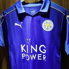 Leicester city 2016/17 football shirt fuchs soccer jersey used austria. Leicester City 16 17 Home Kit Released Footy Headlines