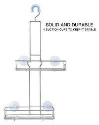 Briofox 2 Shelf Shower Caddy Never Rust 304 Stainless Steel Briofox Shower 2 Shelf Head Caddy 304 Stainless Stee Shower Caddy Bathroom Caddy Amazing Bathrooms