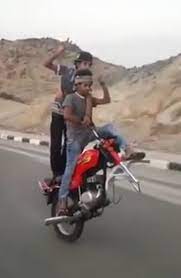 Motorbike Wheelie With One Wheel And Two Guys Youtube Video Youtube Cool Bikes Youtube Videos