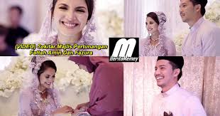 Sementara itu dalam masa yang sama fattah menjelaskan bahawa mereka sedang merancang dua majlis membabitkan rakan media serta. Video Sekitar Majlis Pertunangan Fattah Amin Dan Fazura Berita Memey