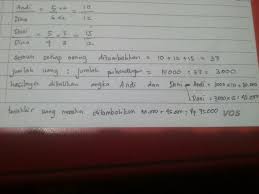 Maybe you would like to learn more about one of these? Perbandingan Banyak Uang Andi Dan Dina Adalah 5 6 Sementara Itu Perbandingan Banyak Uang Dina Dan Brainly Co Id